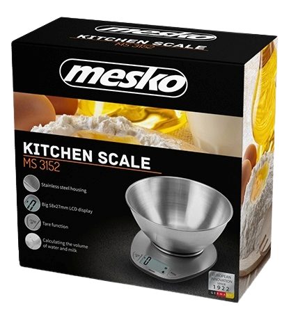 MESKO WAGA KUCHENNA MS-3152 miska, 5kg, INOX