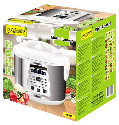 MAESTRO MULTICOOKER MR-792 17 programów