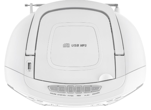 JVC BOOMBOX RC-E451W BLUETOOTH, MP3, USB, kaseta