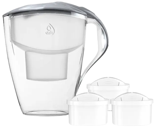 DAFI dzbanek ASTRA 3,0L + 3 UNIMAX szary