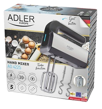 ADLER MIKSER RĘCZNY AD-4225 INOX 