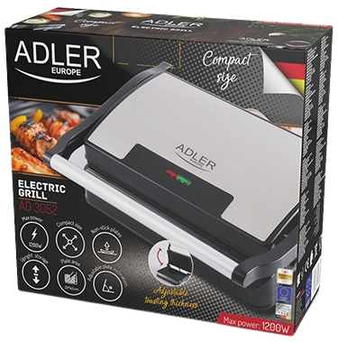 ADLER GRILL ELEKTRYCZNY AD-3052 1200W kontaktowy