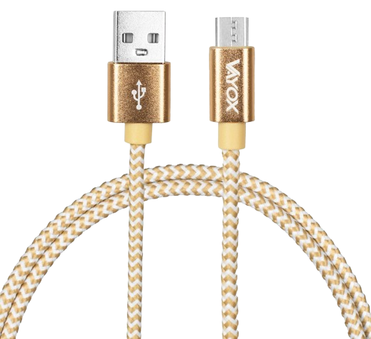 VAYOX KABEL USB-micro USB 2m VA-0192 złoty