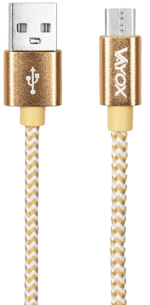 VAYOX KABEL USB-micro USB 2m VA-0192 złoty