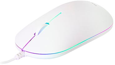BLOW MYSZ OPTYCZNA MP-60 biała, podświetlenie LED