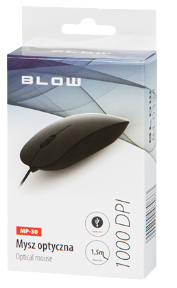BLOW MYSZ OPTYCZNA MP-30 USB czarna