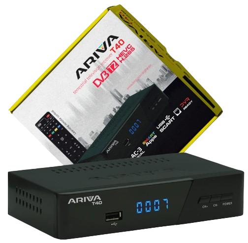 FERGUSON ARIVA TUNER DEKODER DVBT T-40 pilot RCU33