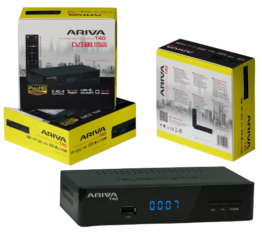 FERGUSON ARIVA TUNER DEKODER DVBT T-40 pilot RCU33