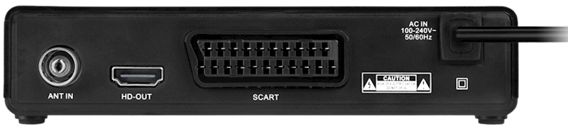 KRUGER&MATZ TUNER DEKODER DVB-T2 H.265 KM-0550A
