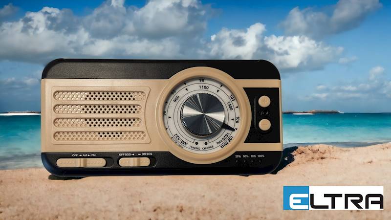 ELTRA RADIO SOLARNE SAHARA latarka, USB, powerbank
