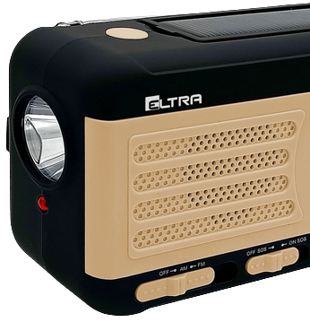 ELTRA RADIO SOLARNE SAHARA latarka, USB, powerbank
