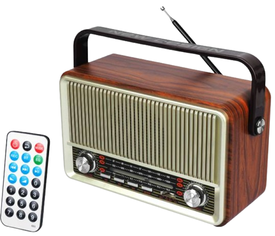 KEMAI RADIO PRZENOŚNE RETRO LX-510BT/BTB USB SD 