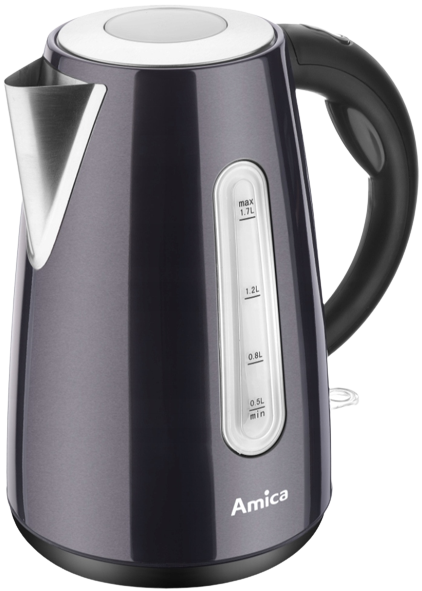 AMICA CZAJNIK KF-4031 1,7L 2200W INOX, czarny