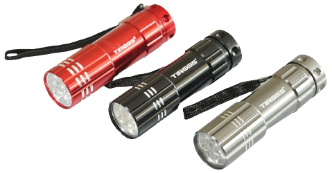TIROSS LATARKA TS-732 9 LED czarna