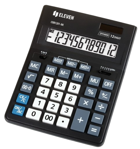 ELEVEN KALKULATOR CDB-1201-BK