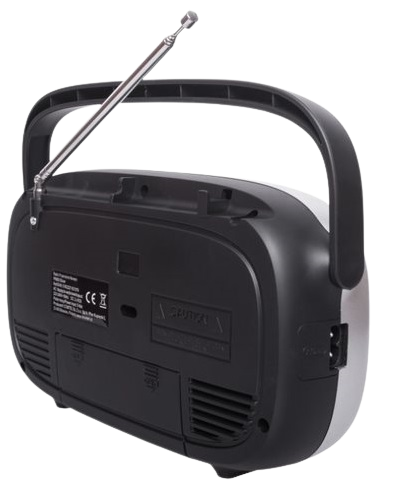 NOVEEN RADIO PR-850 LCD, pamięć, zegar, czarne