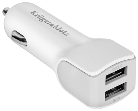 KRUGER&MATZ ŁADOWARKA SAM KM-0018 2xUSB 3.0 3000mA