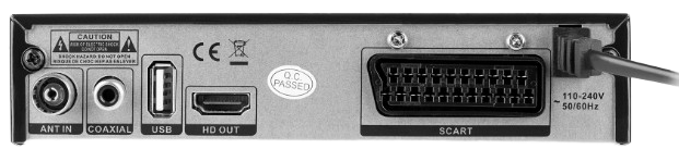 CABLETECH TUNER DEKODER DVB-T2 URZ-0336C
