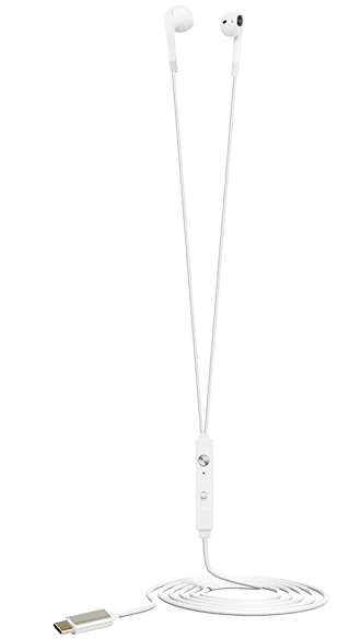 BLOW SŁUCHAWKI DOUSZNE B-17 USB typ C białe 32-831