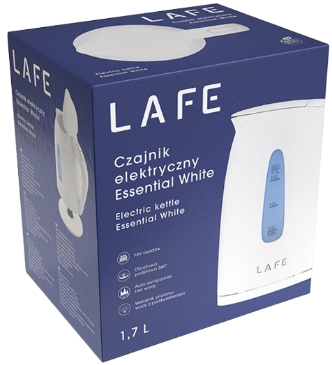 LAFE CZAJNIK ESSENTIAL 47457 1,7L 2200W biały