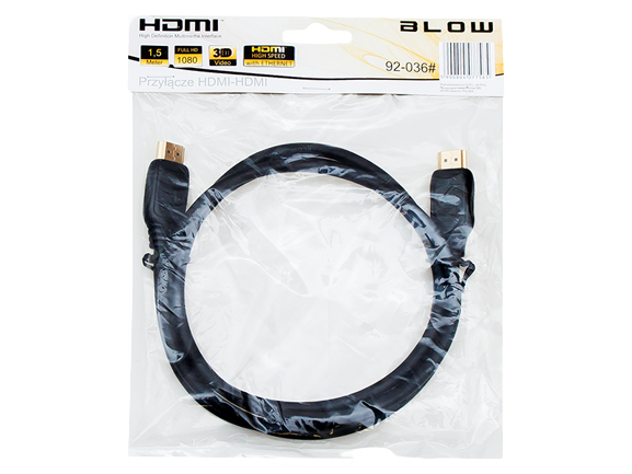 BLOW KABEL HDMI-HDMI 4K 1,5M