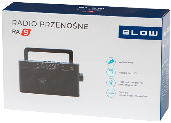 BLOW RADIO PRZENOŚNE AM/FM BT 77-539