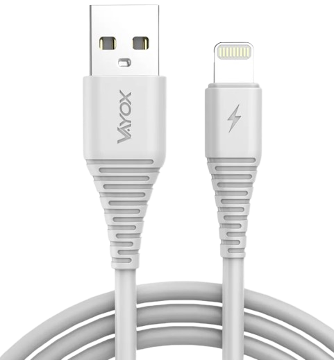 VAYOX KABEL USB-IPHONE 2m VA-0291 biały