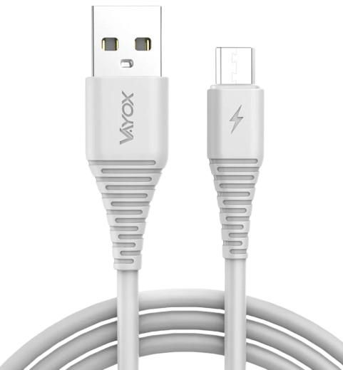 VAYOX KABEL USB-micro USB 2m VA-0290 biały