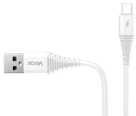VAYOX KABEL USB-micro USB 2m VA-0290 biały