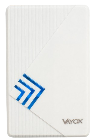 VAYOX DZWONEK VA-0244 baterie / baterie biały