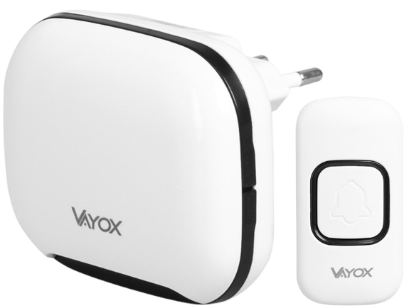 VAYOX DZWONEK VA-0267 110-240V / baterie biały