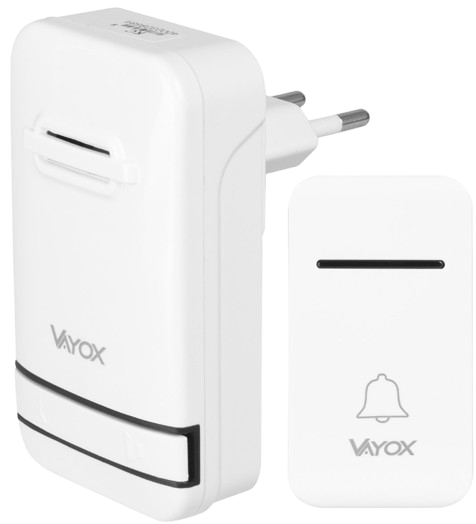 VAYOX DZWONEK VA-0240 110-240V / kinetyczny biały