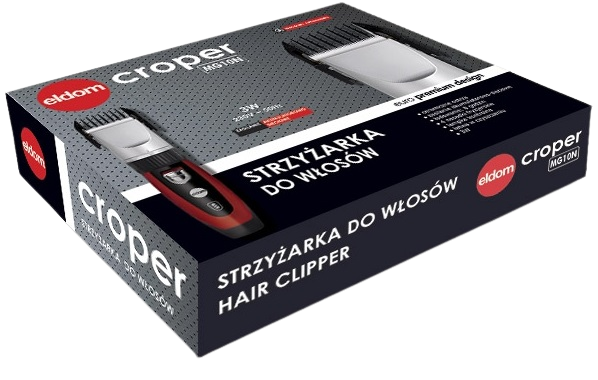 ELDOM STRZYŻARKA MG-10U ładowanie USB
