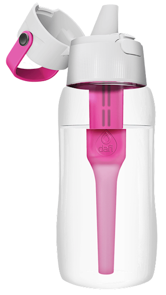 DAFI SOLID butelka 0,5L + 1 filtr, flamingowa