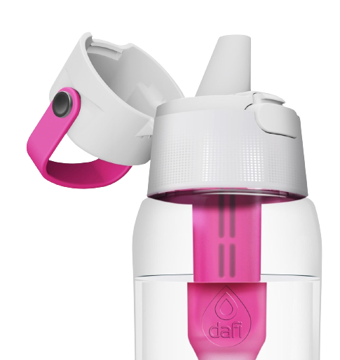 DAFI SOLID butelka 0,7L + 1 filtr, flamingowa
