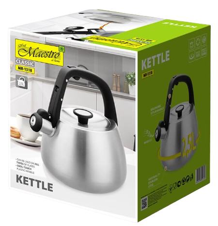 MAESTRO CZAJNIK MR-1318 2,5L INOX