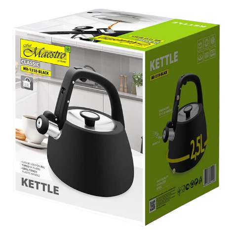 MAESTRO CZAJNIK MR-1318-BLACK 2,5L czarny
