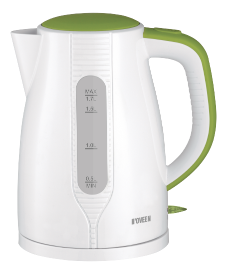 NOVEEN CZAJNIK EK-1302 1,7L 2150W STRIX, zielony