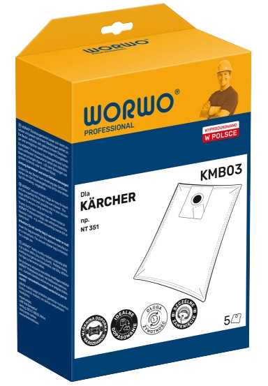 WORWO WORKI KARCHER KMB-03 5 sztuk