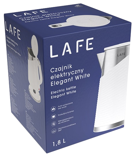 LAFE CZAJNIK ELEGANT 47469 1,8L 1800W biały