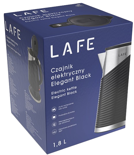 LAFE CZAJNIK ELEGANT 47468 1,8L 1800W czarny