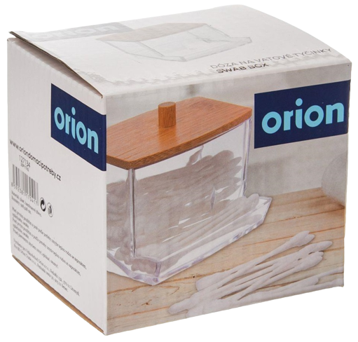 ORION POJEMNIK NA PATYCZKI I WACIKI bambus prostok