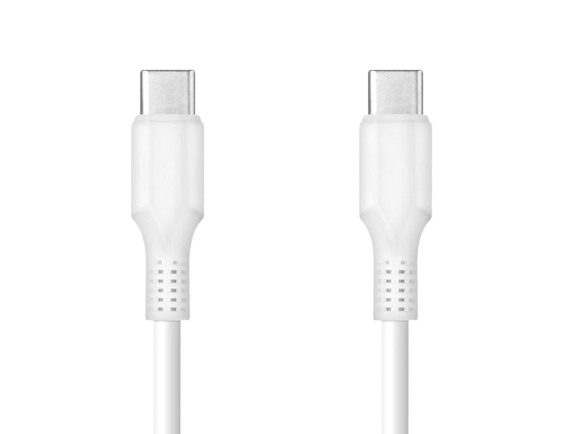 LTC KABEL USB-TYP C LX-8580 QUICK CHARGE biały 1m