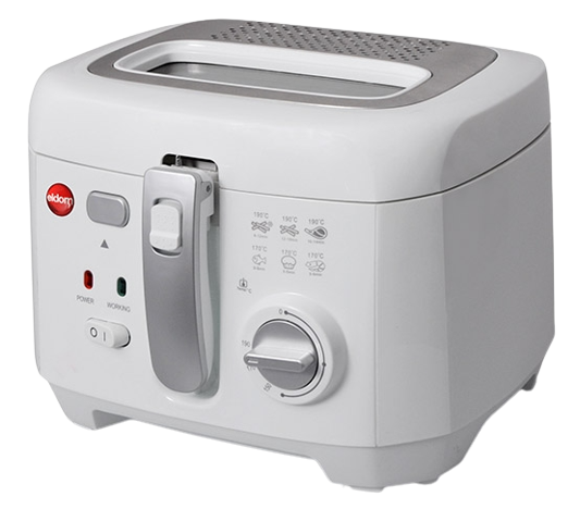 ELDOM FRYTOWNICA FR-18B 1800W 2,5L wyj zbior biała