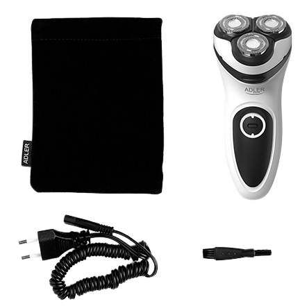 ADLER GOLARKA AD-2910W 3 głowice akumulator, biała