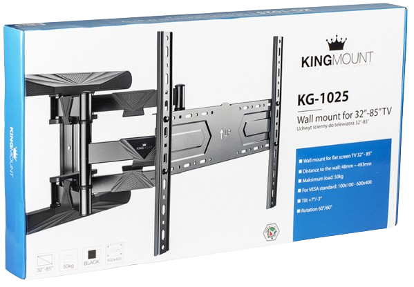 KING MOUNT UCHWYT TV KG-1025 32-85"