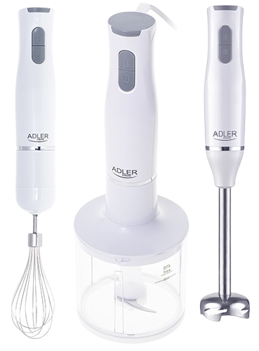 ADLER BLENDER AD-4620 800W rozdr trzep kubek biały