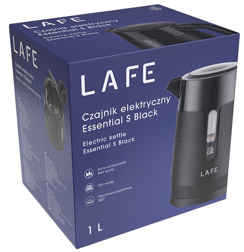 LAFE CZAJNIK ESSENTIAL S 47545 1L 1500W czarny