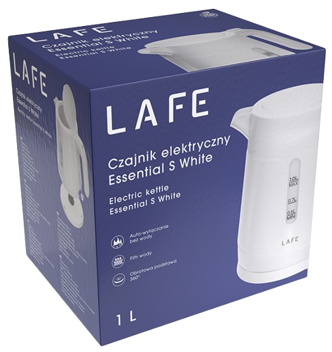 LAFE CZAJNIK ESSENTIAL S 47544 1L 1500W biały