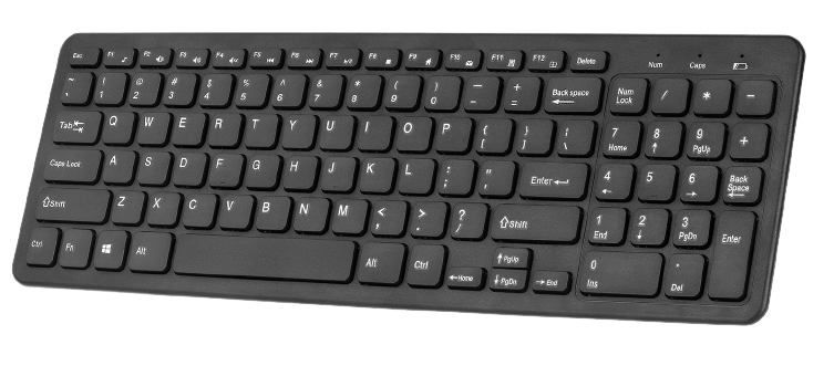 REBEL KLAWIATURA BEZPRZEWODOWA WDK-500 / KOM-1000